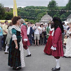 Traditional historic dancers 